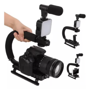 MICROFONO K9 + ESTABILIZADOR DE CAMARA