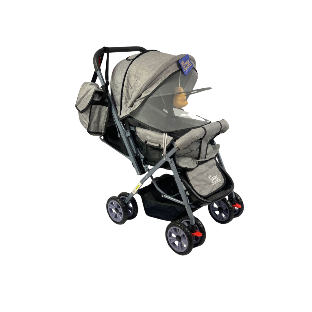 COCHE REVERSIBLE CON COBERTOR